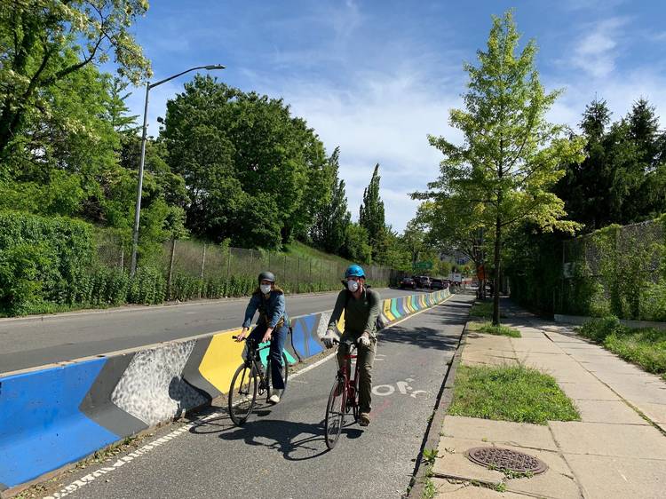 Montreal bike path